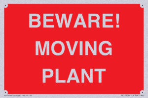 BEWARE! MOVING PLANT